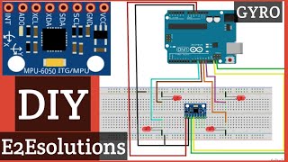 DIY MPU6050 accelerometer Arduino Device to find angular movement of object with MPU6050 Gyro Angle [upl. by Anohsal]