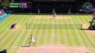 2015 Day 12 Highlights Serena Williams vs Garbine Muguruza [upl. by Thema807]