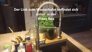 ASMR Niederdruck Wasserhahn Küche mit Brause Küchenarmatur Mischbatterie Geräusch Sound Klang [upl. by Notnad847]