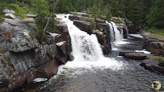 Puddingstone Falls By Air [upl. by Gebelein]