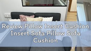 Review Pillow Insert Cushion Insert Sofa Pillow Sofa Cushion Filling 70x70 45x45cm 50x50 55x55 60x6 [upl. by Goldina274]