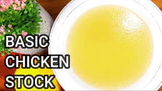 Basic Chicken Stock  The Best Soup Base [upl. by Creighton]