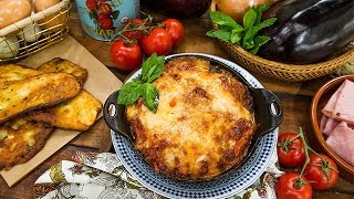 Recipe  Rossella Ragos Pugliese Style Eggplant Parmigana  Hallmark Channel [upl. by Anatnas]