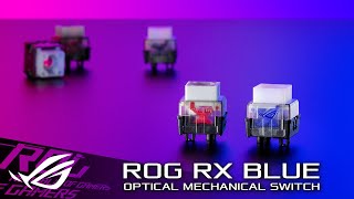 ROG RX Blue Optical Mechanical Switch  ROG [upl. by Griffith]