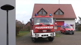 Sirenenalarm  Ankommende FFler  Ausrücken TLF1625 und MZF Freiwillige Feuerwehr Kemberg OF Radis [upl. by Inar]