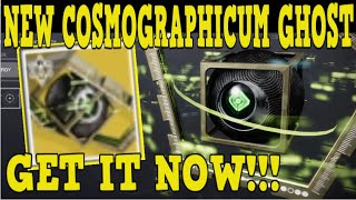 DESTINY 2  NEW COSMOGRAPHICUM EXOTIC GHOST SHELL  WITCH QUEEN PREORDER REWARD [upl. by Ahsyad]