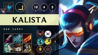 Kalista ADC vs Aphelios Dominating  KR Grandmaster Patch 1420 [upl. by Marlyn]