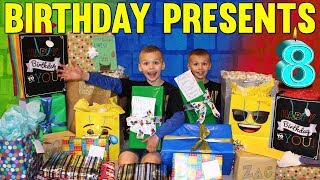 Twins 8th Birthday Presents Haul [upl. by Ayote]