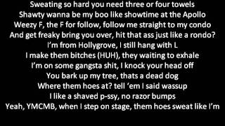 Bow Wow ft Lil Wayne Sweat Lyrics New 2011 [upl. by Thorr]