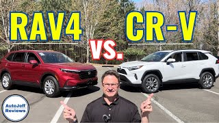 SUV Battle 2024 Honda CRV vs 2024 Toyota RAV4 [upl. by Erdried]