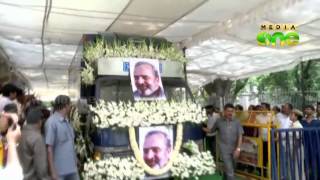 Ananthamurthy cremated with full state honours [upl. by Llennehc]