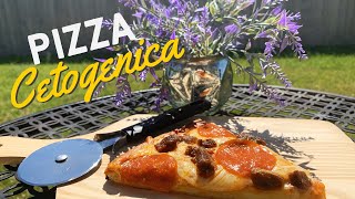 LA MEJOR PIZZA KETO 🍕  RECETA DE PIZZA CETOGÉNICA PIZZA BAJA EN CARBOHIDRATOS [upl. by Heriberto162]