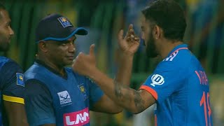 Huge Drama between Virat Kohli Sanath Jayasuriya during Handshake On Virat LBW Drama today [upl. by Falzetta]