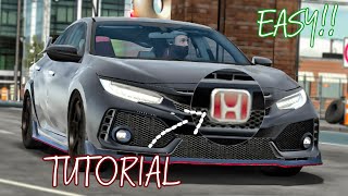 How to Make Honda Logo  Car Parking Multiplayer [upl. by Eikcid]