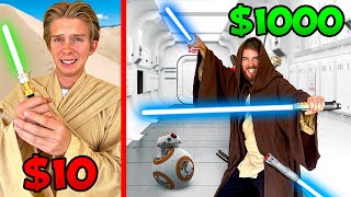 10 vs 1000 Ultimate Star Wars Battle JEDI BUDGET CHALLENGE [upl. by Grory]