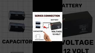 series and parallel connection of capacitor short [upl. by Eycats]