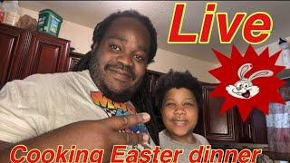 Trimble family life is good is live cooking Easter dinner ￼ [upl. by Eleynad]