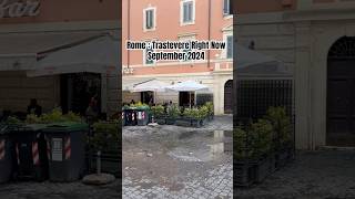 Rome Walking Tour TRASTEVERE WITHOUT TOURISTS trastevere rome italy walkingtour italia shorts [upl. by Anelrahc194]