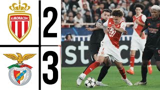 AsMonaco vs Benfica 23 champions league all Goals and Extended Highlights 2025 [upl. by Nuahsyar]