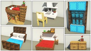 7 Schlafzimmer Einrichtungsideen in Minecraft 119  7 Minecraft Schlafzimmer Bauideen [upl. by Eisele126]