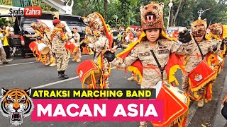 🔴 MARCHING BAND INDONESIA ATRAKSI MACAN ASIA [upl. by Aissert]