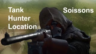 Battlefield 1 Soissons Tank Hunter Loction on Conquest [upl. by Larsen]