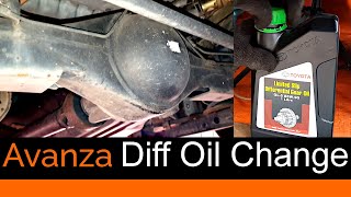 Avanza Diff Oil Change [upl. by Mosa]