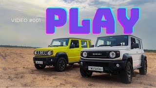 Jimny play Date at the Palar River [upl. by Gnohp56]