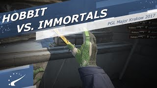 HObbit vs Immortals  PGL Major Krakow 2017 [upl. by Nal]