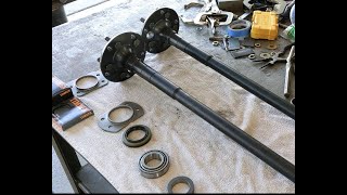 How to replace a rear axle shaft bearing and seal on a Jeep TJ or LJ Dana 44 [upl. by Bryner]