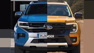 2023 Volkswagen Amarok Vs Ford Ranger  Comparison [upl. by Farman]