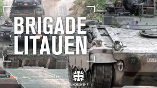 Die Brigade in Litauen kommt  Abschreckung und Verteidigung an der Ostflanke  Bundeswehr [upl. by Enybor535]