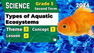 Types of Aquatic Ecosystems  Grade 5  Unit 3  Concept 1  Lesson 4  Science [upl. by Retrac253]