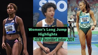 Womens Long Jump Highlights ISTAF Indoor Düsseldorf 2024 [upl. by Artema]