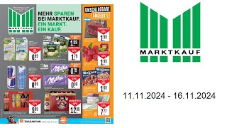 Marktkauf Prospekt DE  vom 1111 bis 16112024 [upl. by Marston313]