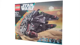 LEGO STAR WARS DARK MILLENNIUM FALCON 75389 LEAKED [upl. by Sidoon78]