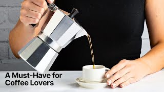 Primula Classic Stovetop Espresso and Coffee Maker  Moka Pot for Italian and Cuban Café Brewing [upl. by Alinna]