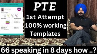 PTE 2024 100 working templates speaking and writing best review  Gurwinder sir [upl. by Goulet]