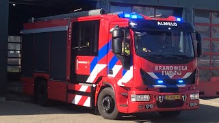 PRIMEUR TS 053131 brandweer Almelo rukt met spoed uit voor OMS melding bij Karelskamp in Almelo [upl. by Nahshun616]