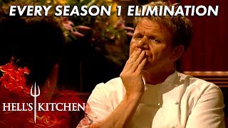 Every Elimination In Season 1  Hells Kitchen [upl. by Evadne899]