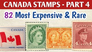 Most Expensive Rare Stamps Of Canada  Part 4  Canadian Classic Postage Stamps Value [upl. by Natalia]