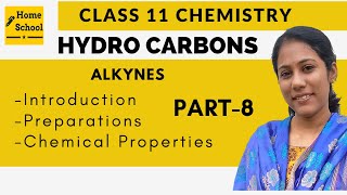 Alkynes  Hydrocarbons  Class 11 Chemistry  NEET  JEE  CBSE [upl. by Adnylg750]