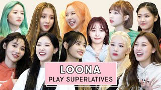 LOONA Reveals Whos the Best Dancer Rapper and More  Superlatives [upl. by Puklich384]