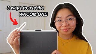 3 ways to use the Wacom One tablet [upl. by Adianes]