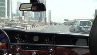 Rolls Royce Phanton drive on Sheikh Zayed Road Dubai [upl. by Beverlee]