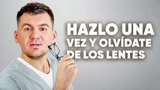 5 ejercicios que ayudan a olvidarse de los lentes ¡Hazlos ahora [upl. by Peppel393]