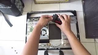 replace HDD to SSD in ASUS all in One PC ET2013UTI [upl. by Ynnahc]