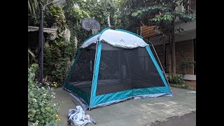 Screen tarp tent setup [upl. by Nisse]