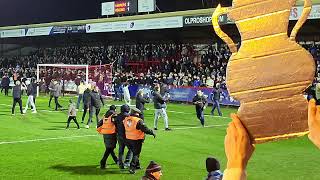 Kidd Harriers 21 Reading FT  PITCH INVASION [upl. by Sylvanus559]