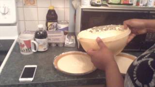 How to make cheesecake With already made pie crust [upl. by Nyrol]